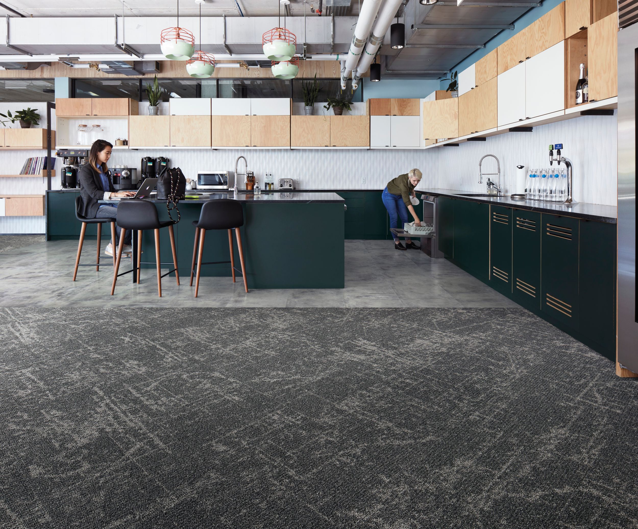 CARPET: Ice Breaker, Quarry LVT: Level Set Textured Stones, Cool Polished Cement, Non Directional  image number 10